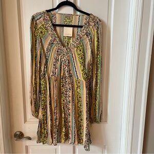Y2K Boho Wonderly Multicolor Floral Boho Dress
Size Large